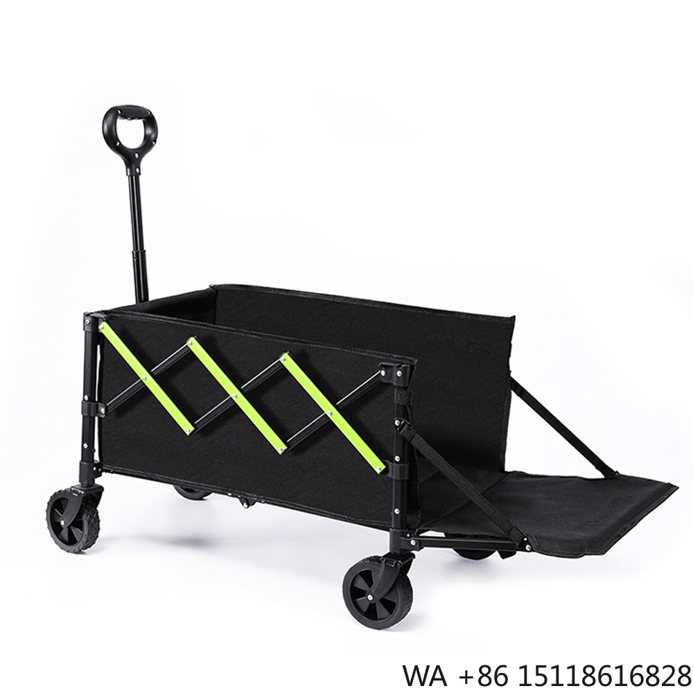 Outdoor Camping Trolley - E-RIKE Składany Wózek Transportowy Wytrzymały Wózek
