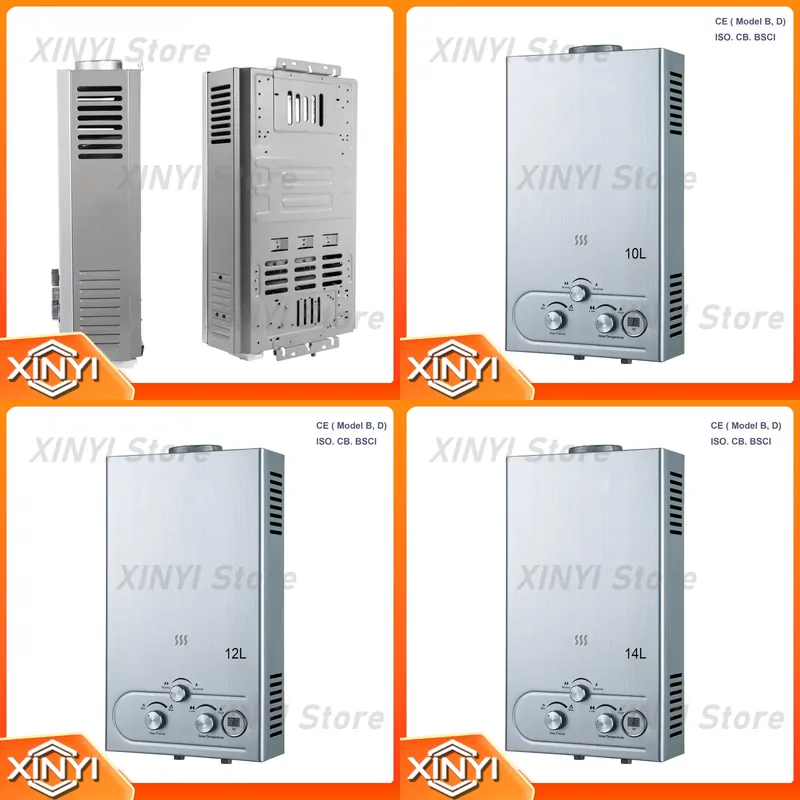 Outdoor Camping Hot Water Shower - Przenośny gazowy podgrzewacz wody bez zbiornika