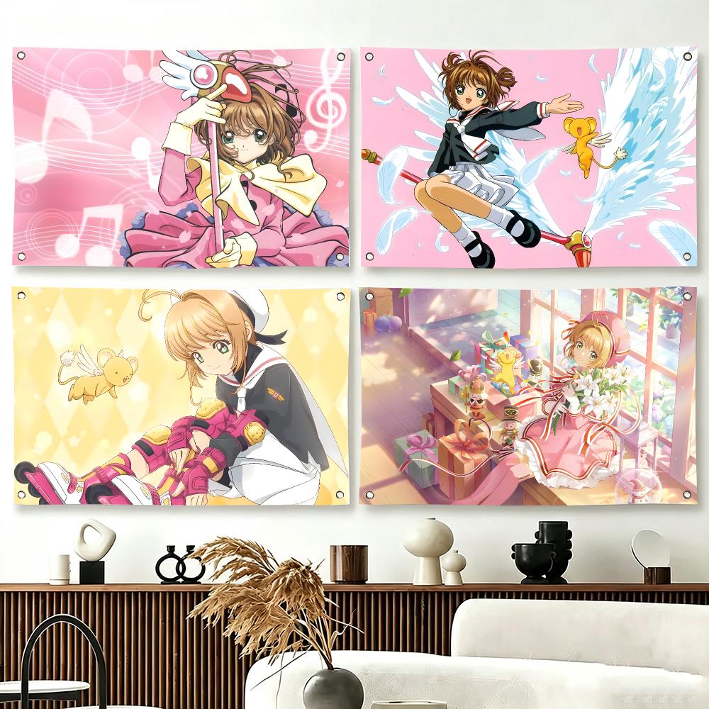 Outdoor Camping Anime - Flagi z motywem anime Shoujo Cardcaptor