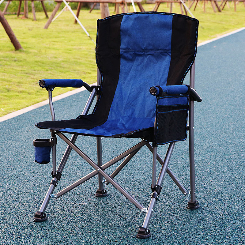 Outdoor Camping High Chair - Składane przenośne krzesło kempingowe do wędrówek