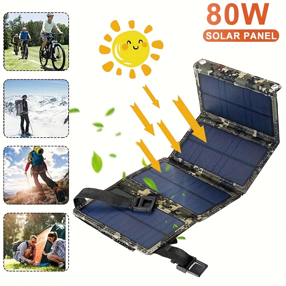 Outdoor Camping - [Panel słoneczny] Przenośny składany panel słoneczny