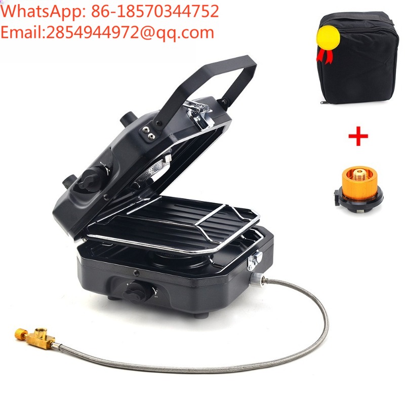 Outdoor Camping Gas Stove - Przenośny składany kuchenka gazowa z dwoma