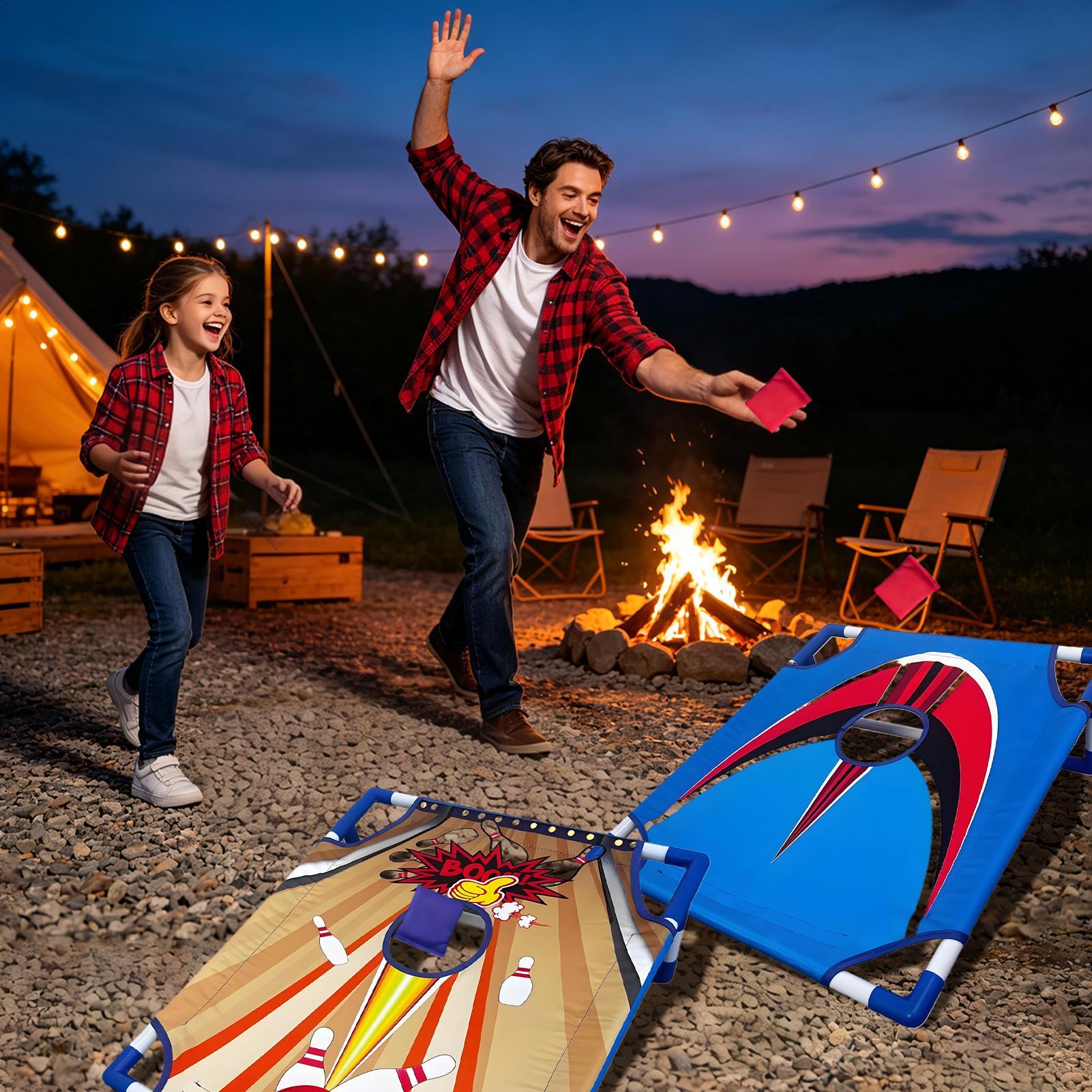Outdoor Camping Games For Adults - Interaktywna gra w rzucanie woreczkami z