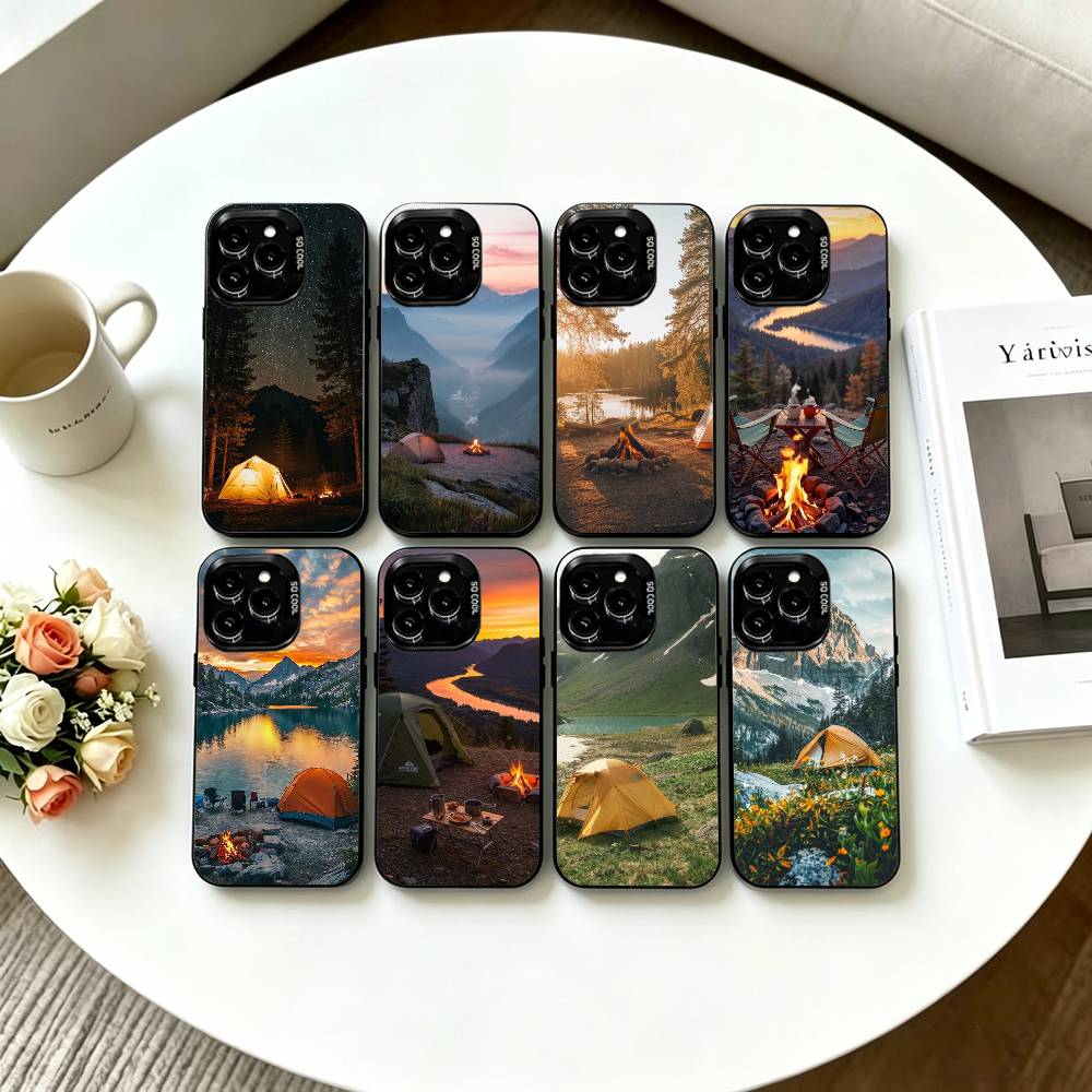 Outdoor Camping Anime - Etui na telefon z motywem górskiej