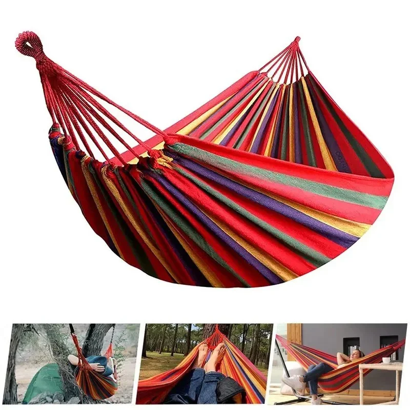 Hamak płócienny na zewnątrz, h – Camping Rope recenzja i cena