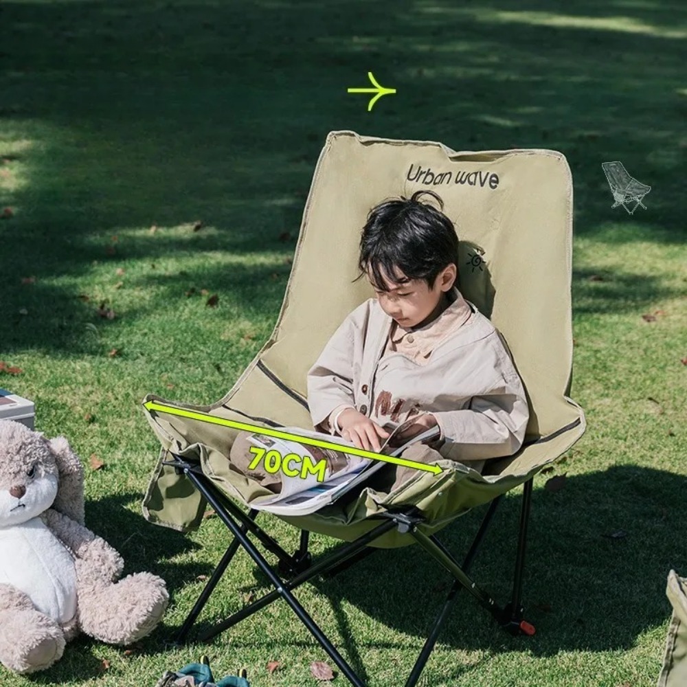 Wysokie oparcie, przenośne skł – Outdoor Camping High Chair recenzja i cena