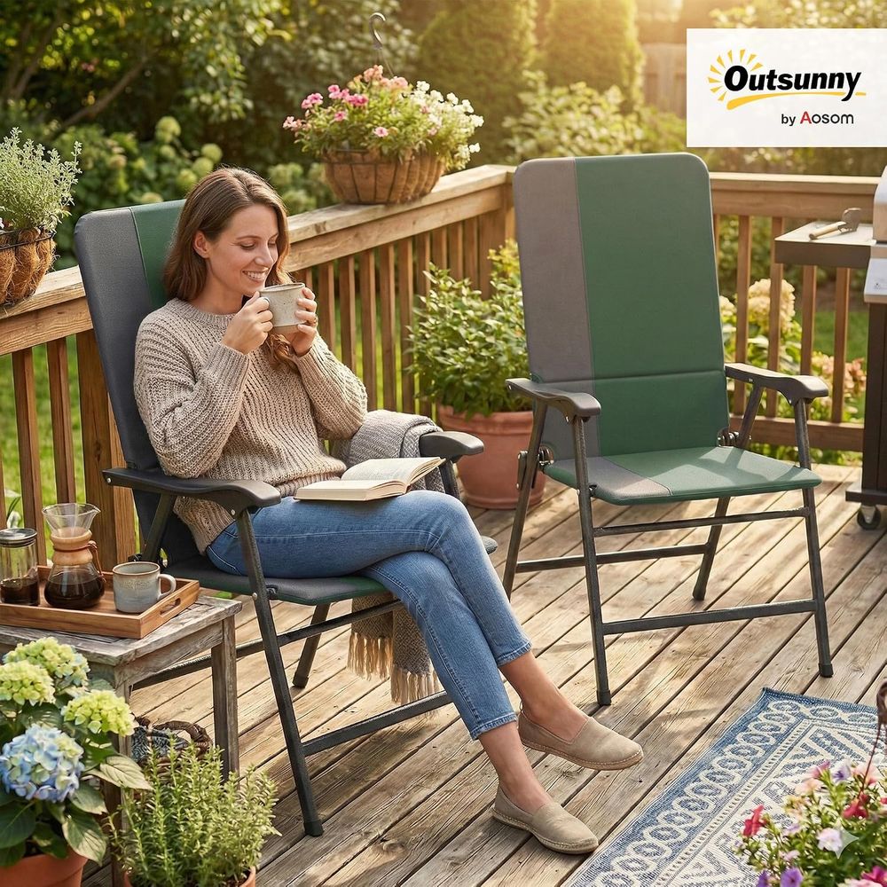 Wyściełany zestaw krzeseł ogro – Outdoor Camping High Chair recenzja i cena