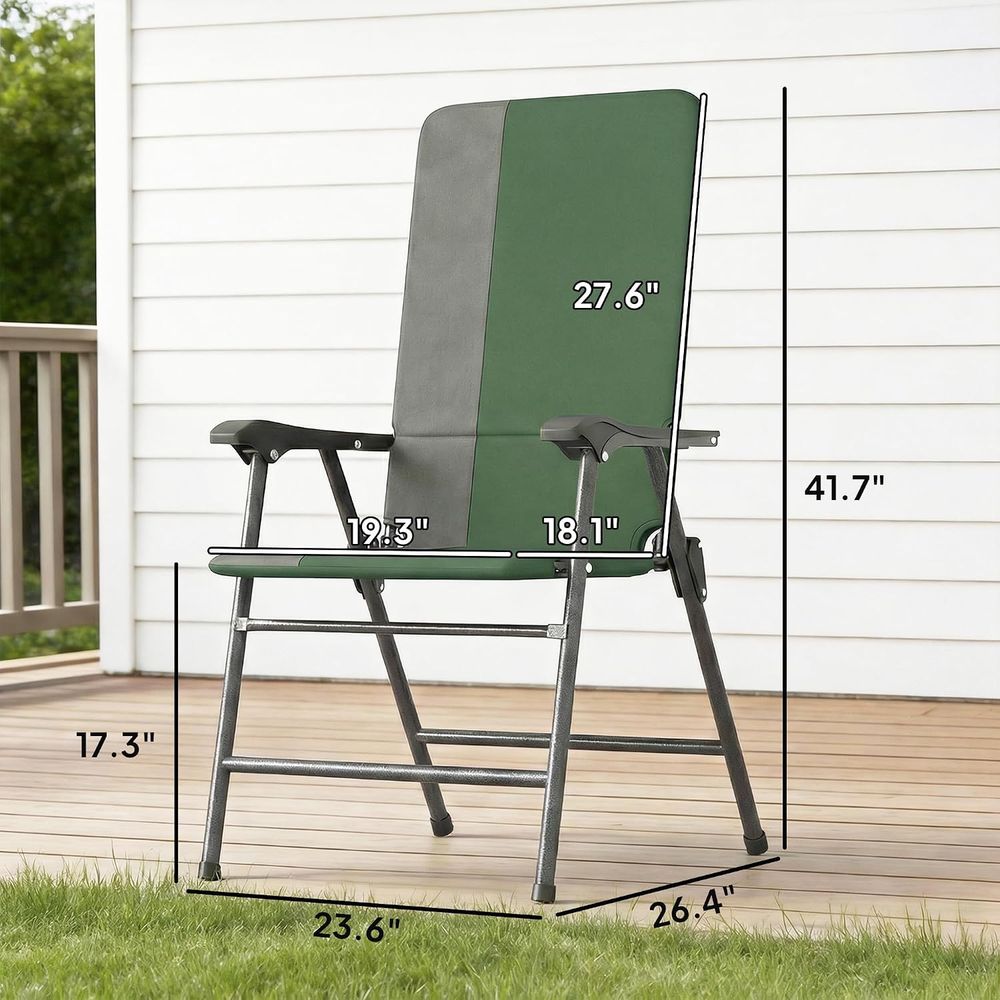 Wyściełany zestaw krzeseł ogro – Outdoor Camping High Chair recenzja i cena