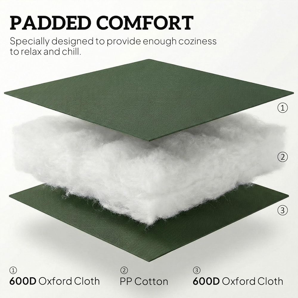 Wyściełany zestaw krzeseł ogro – Outdoor Camping High Chair recenzja i cena