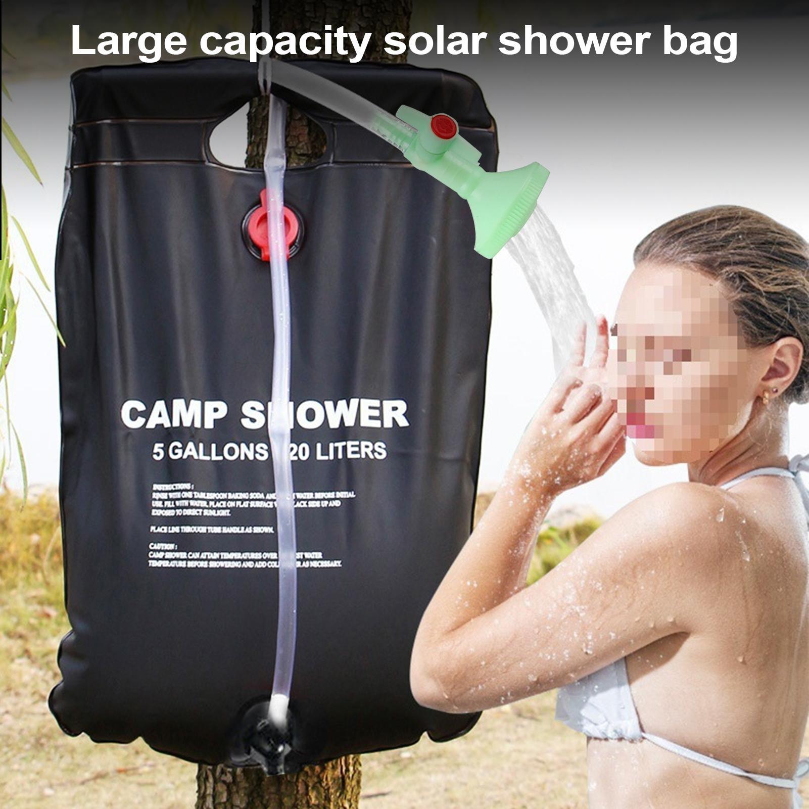Zewnętrzna torba prysznicowa,  – Outdoor Camping Hot Water Shower recenzja i cena