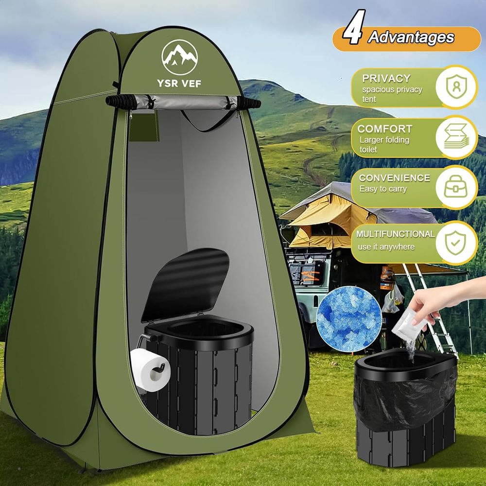 Przenośny Zestaw Toaletowy, To – Outdoor Camping recenzja i cena