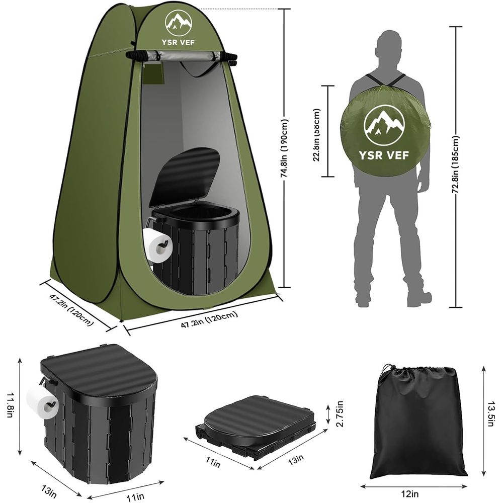 Przenośny Zestaw Toaletowy, To – Outdoor Camping recenzja i cena