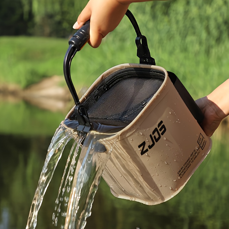 Składane wiadro przenośne 8L/1 – Camping Rope recenzja i cena