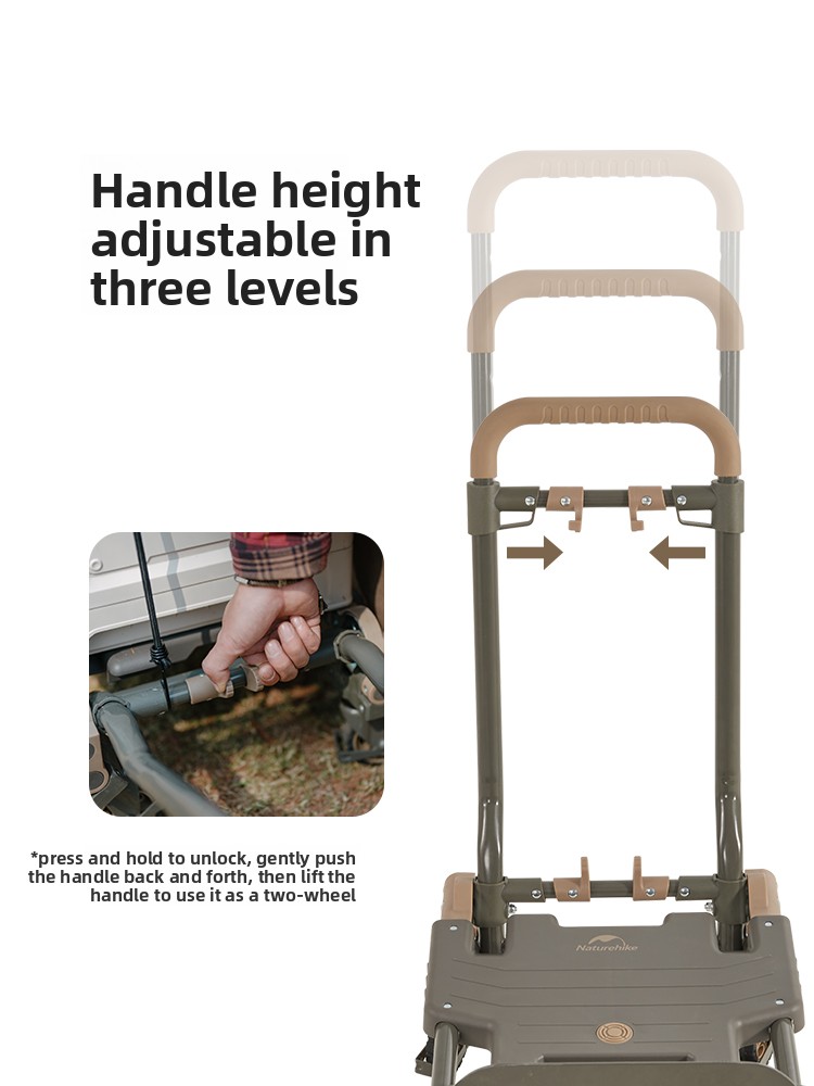 Wózek składany 2w1 Naturehike, – Outdoor Camping Trolley recenzja i cena