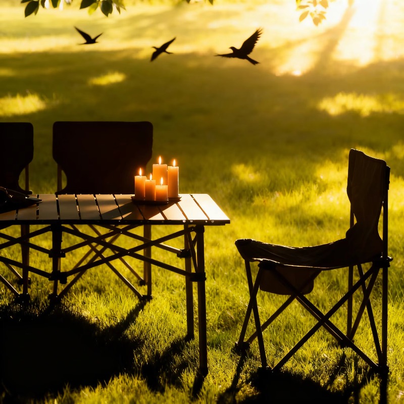 Wysokiej jakości duży składany – Outdoor Camping High Chair recenzja i cena