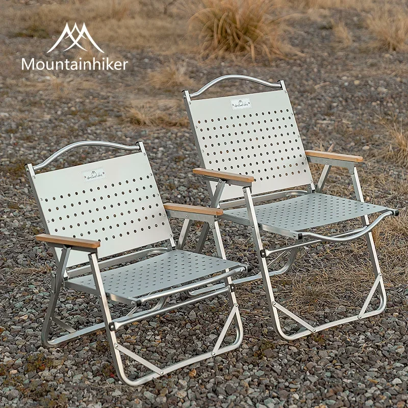 Krzesło Kempingowe MOUNTAINHIK – Outdoor Camping High Chair recenzja i cena