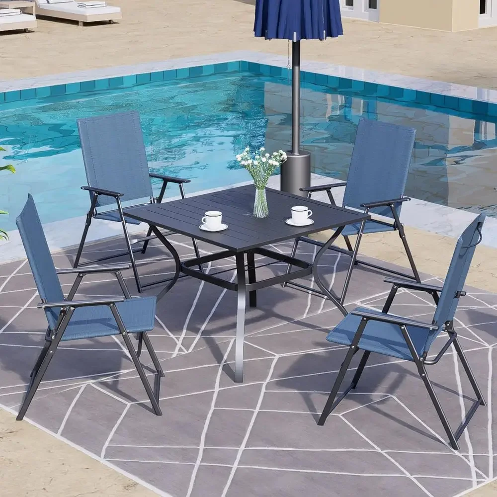 4-częściowy zestaw mebli ogrod – Outdoor Camping High Chair recenzja i cena