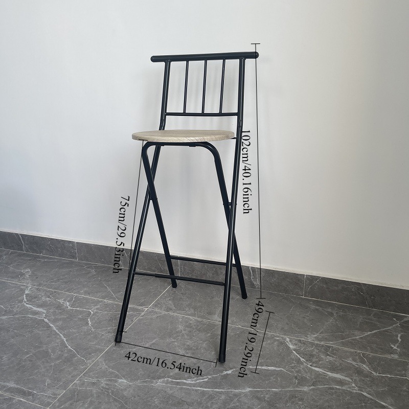 Składany stołek z oparciem do  – Outdoor Camping High Chair recenzja i cena