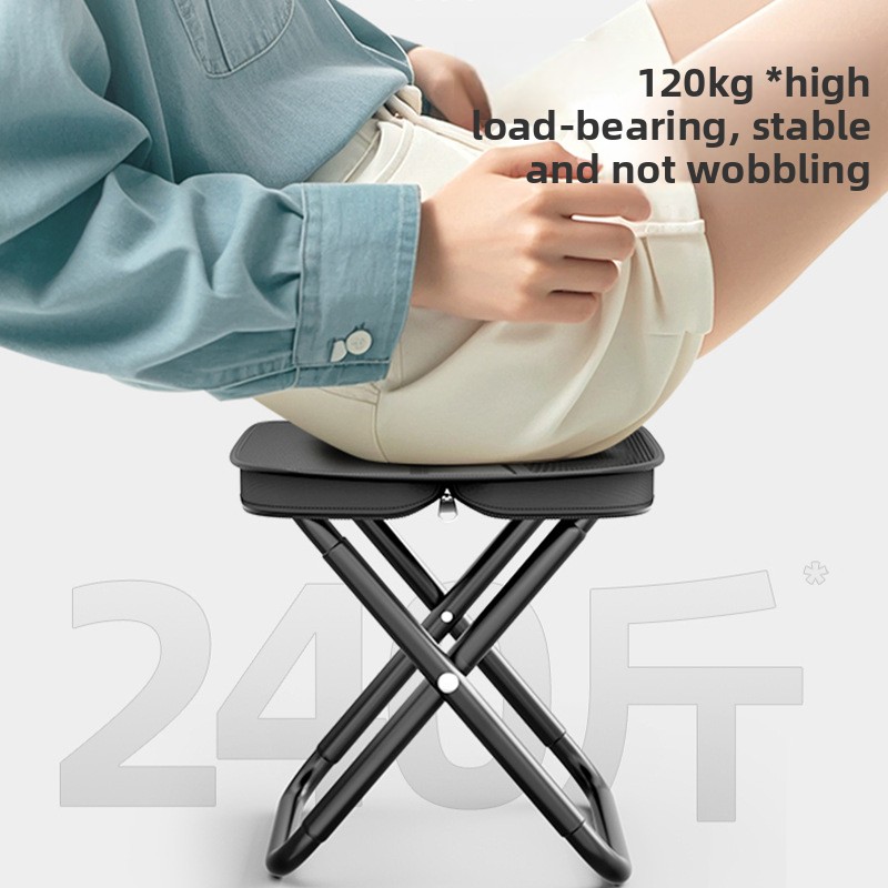 Składane krzesło aluminiowe, l – Outdoor Camping High Chair recenzja i cena
