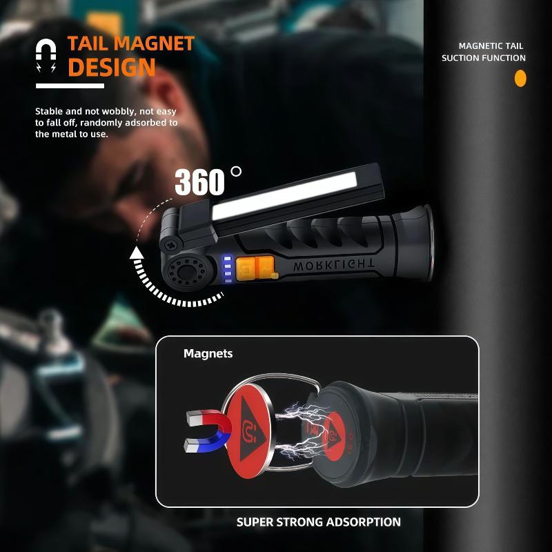 Akumulatorowa latarka LED z ma – Outdoor Camping Jobs recenzja i cena