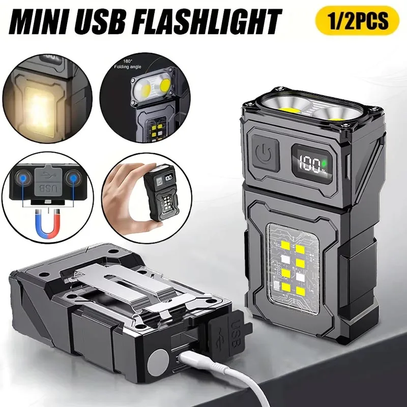 Przenośna latarka LED COB z mo – Outdoor Camping Hat recenzja i cena