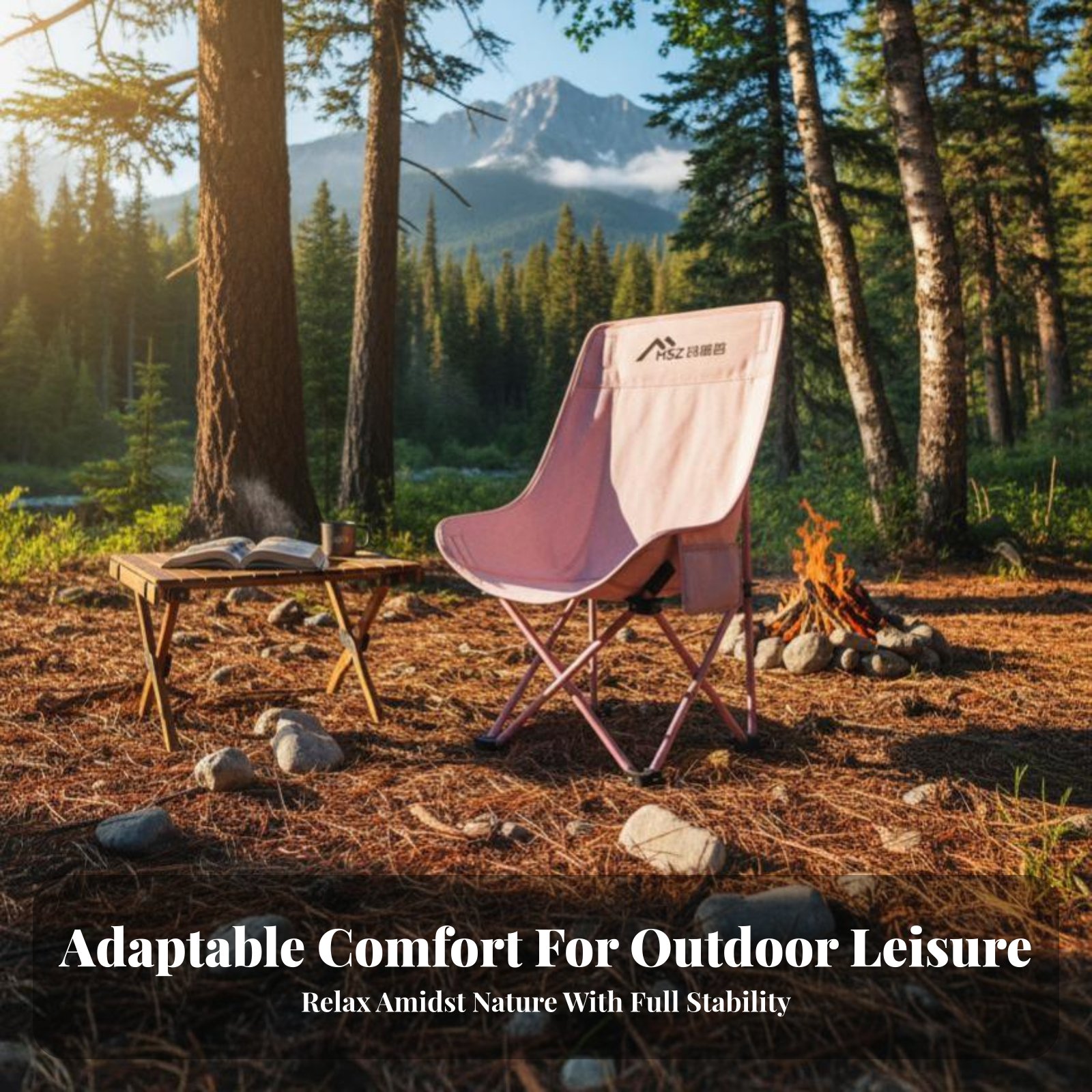 Składane krzesło z siatkowym o – Outdoor Camping High Chair recenzja i cena