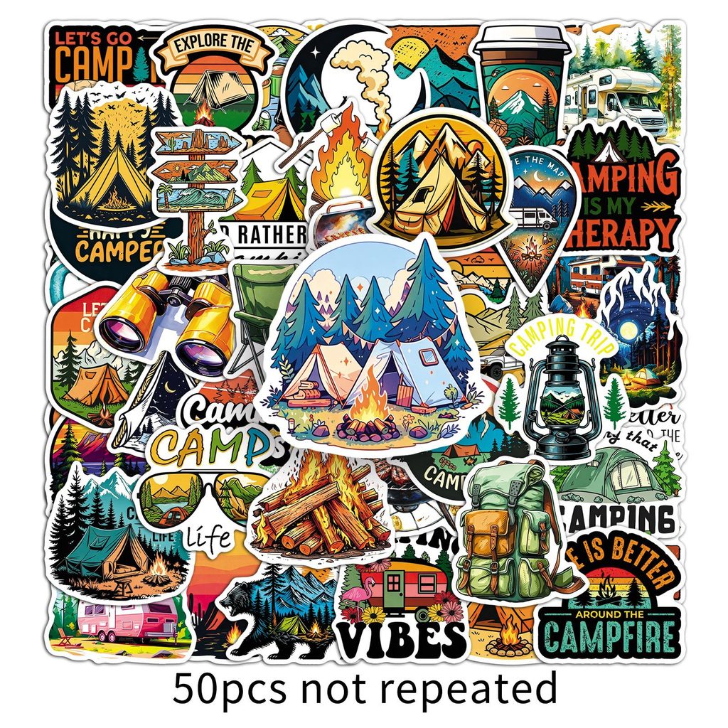 50 Arkuszy Modnych Wodoodporny – Outdoor Camping Anime recenzja i cena