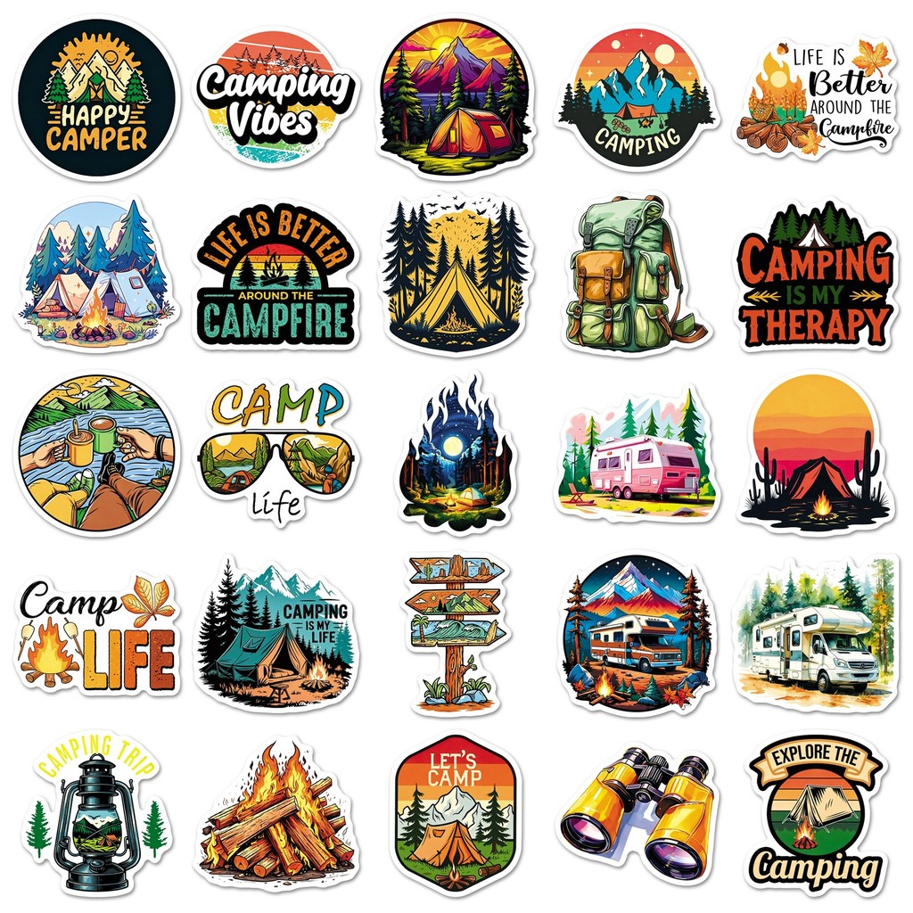 50 Arkuszy Modnych Wodoodporny – Outdoor Camping Anime recenzja i cena