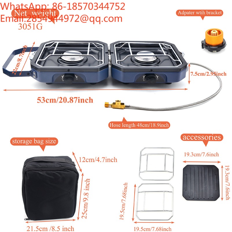 Przenośny składany kuchenka ga – Outdoor Camping Gas Stove recenzja i cena