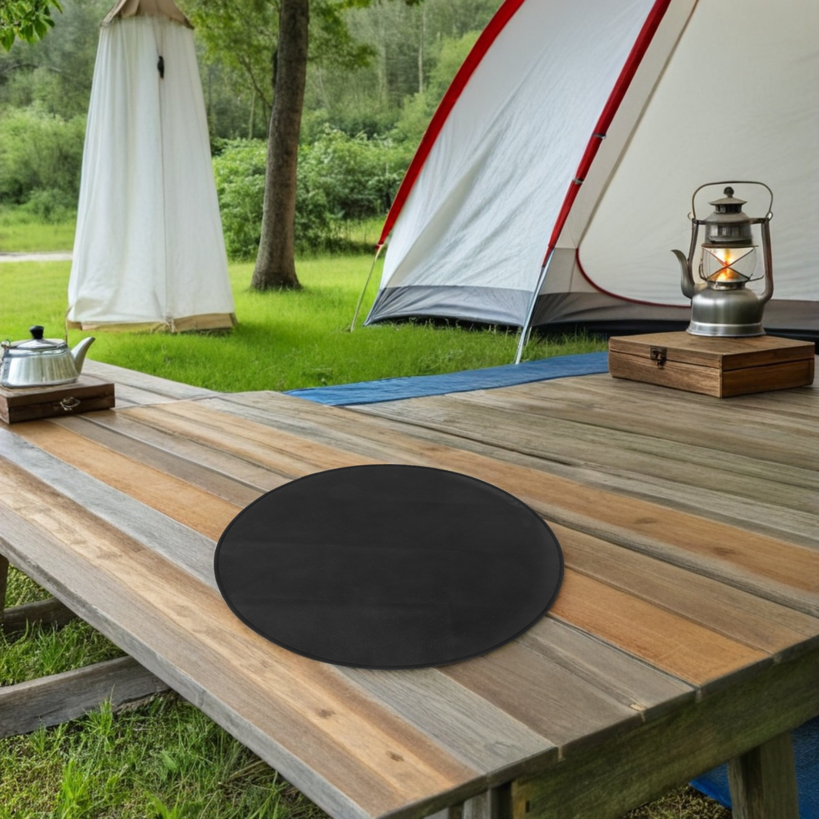 Okrągła ognioodporna mata do g – Outdoor Camping Gas Stove recenzja i cena