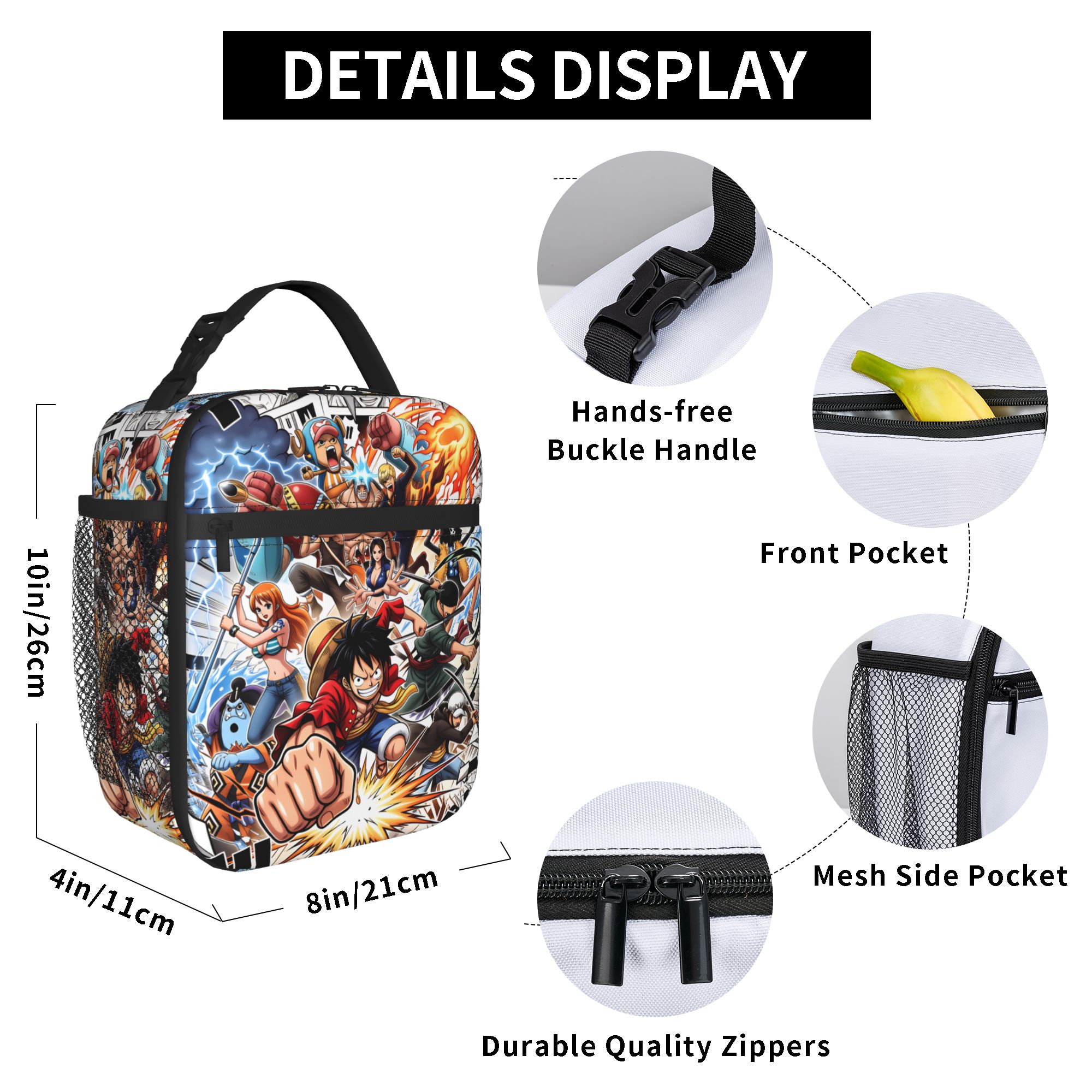 Torba na lunch One Piece Luffy – Outdoor Camping Movies recenzja i cena