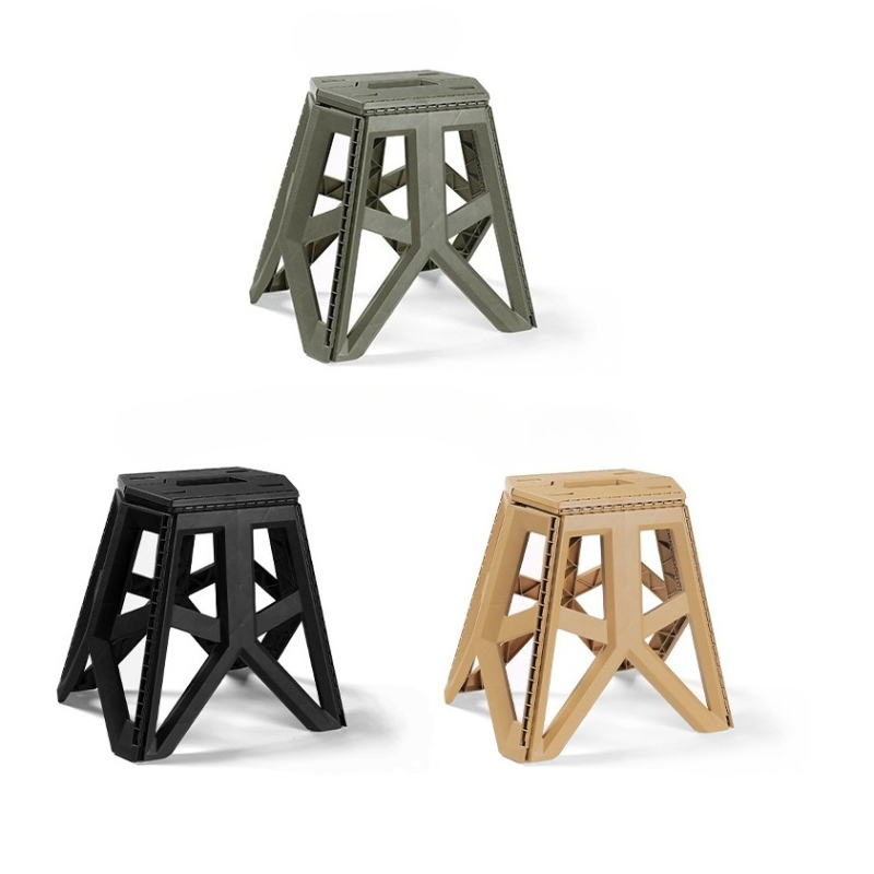 Składany trójkątny stołek, wzm – Outdoor Camping High Chair recenzja i cena