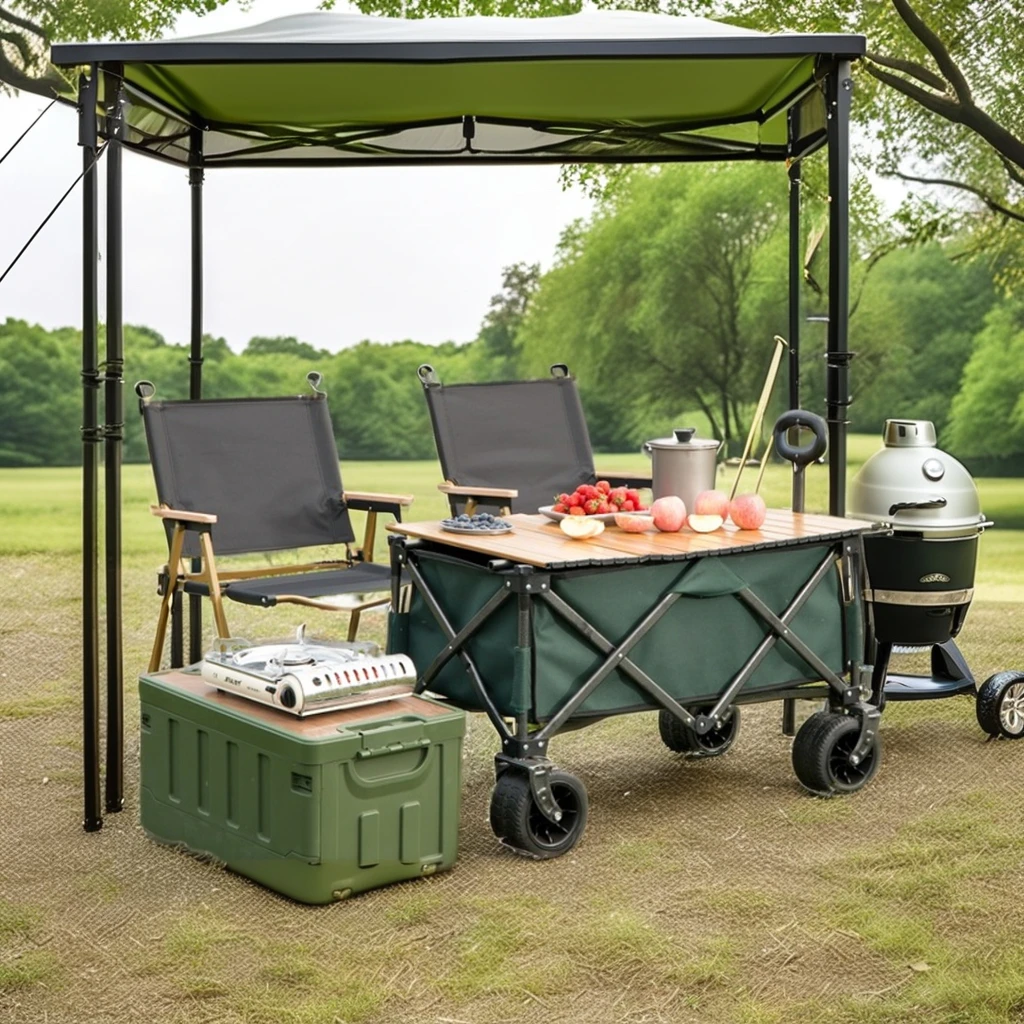 Składany wózek wędkarski kempi – Outdoor Camping Trolley recenzja i cena