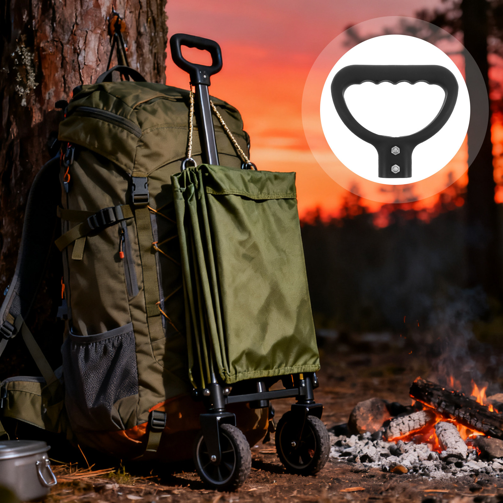 Zamiennik uchwytu wózka z płas – Outdoor Camping Trolley recenzja i cena