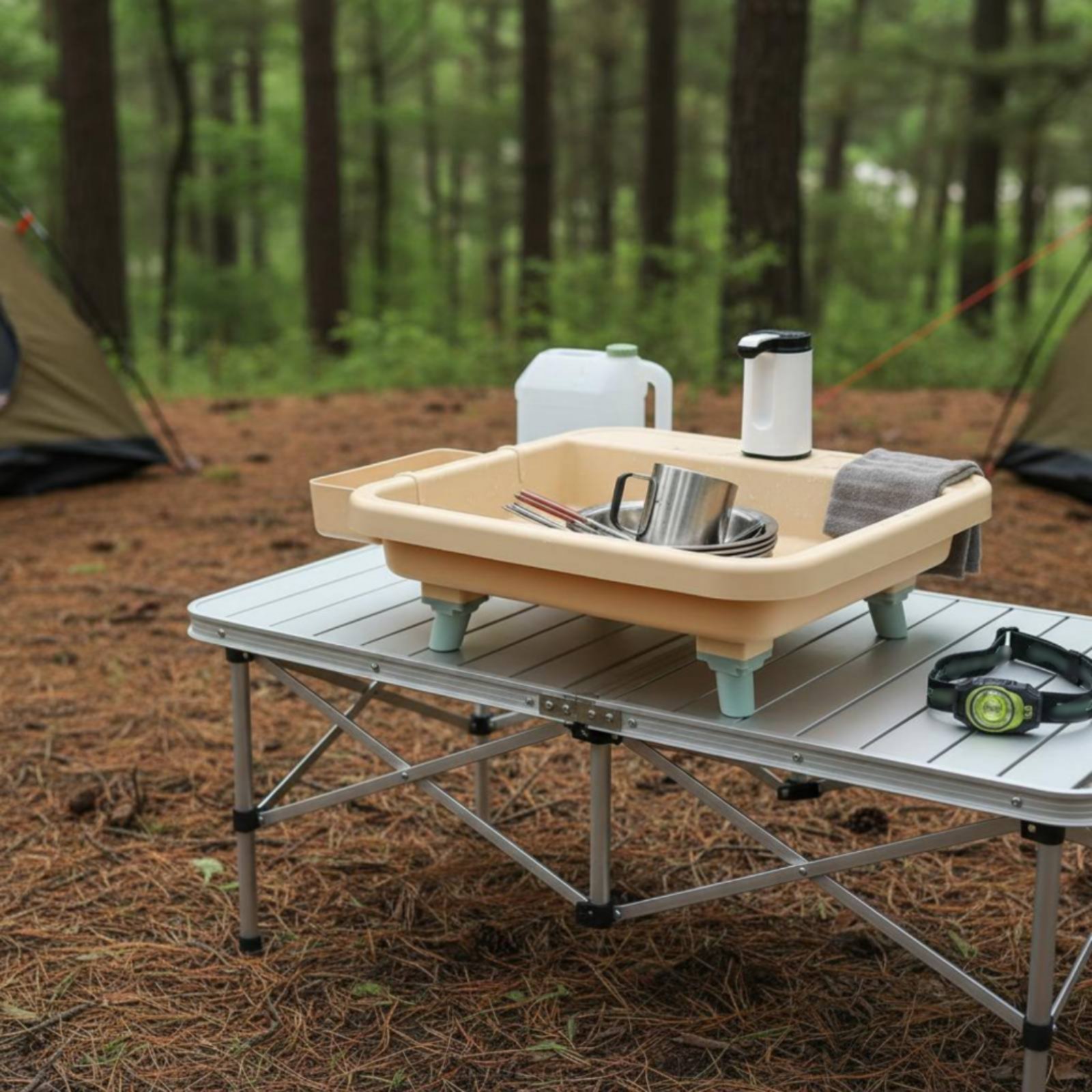 Przenośna stacja do mycia rąk  – Outdoor Camping recenzja i cena