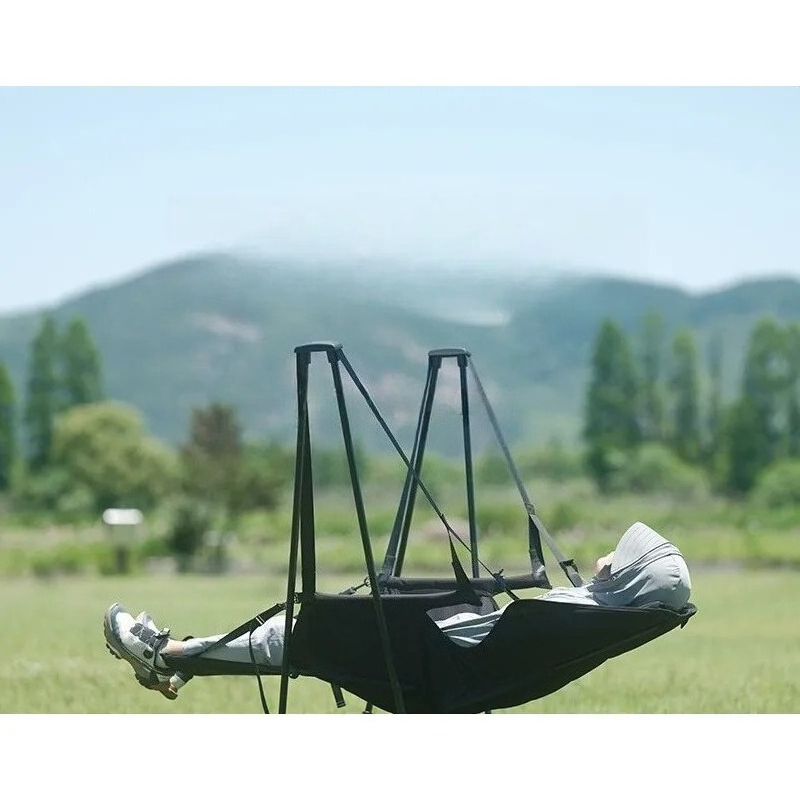 Składany hamak ogrodowy z funk – Outdoor Camping High Chair recenzja i cena