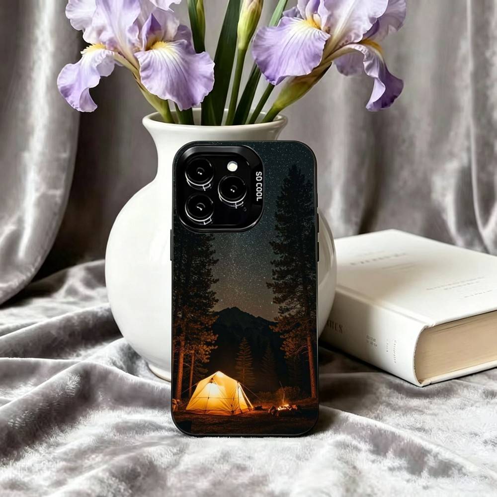 Etui na telefon z motywem górs – Outdoor Camping Anime recenzja i cena